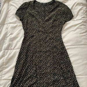 Madewell V-Neck Button Front Floral Mini Dress - 0